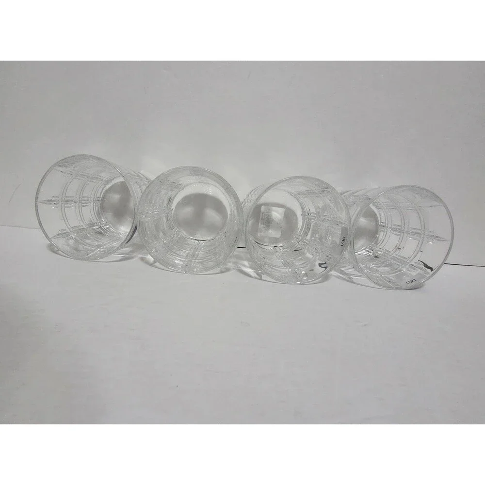 Waterford Marquis Crosby Set Of 4 Double Old Fashioned Whiskey Glasses